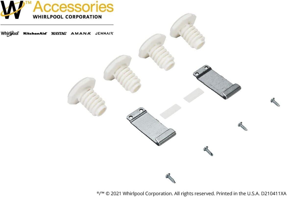 W10869845 Dryer Stacking Kit for Whirlpool & Maytag dryers & Long Vent Dryers, Replaces AP6047938, W10298318RP, W10761316, W10298318, PS3407625