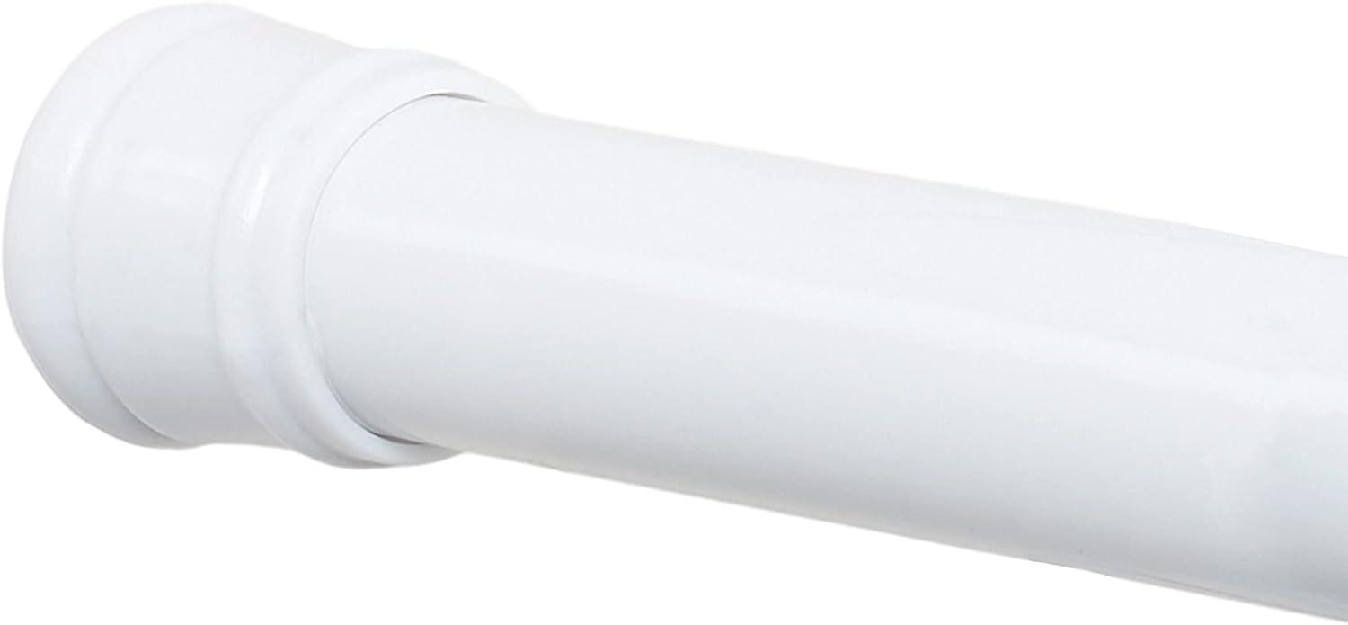 Zenna Home Shower Curtain Rod 60 in. L White