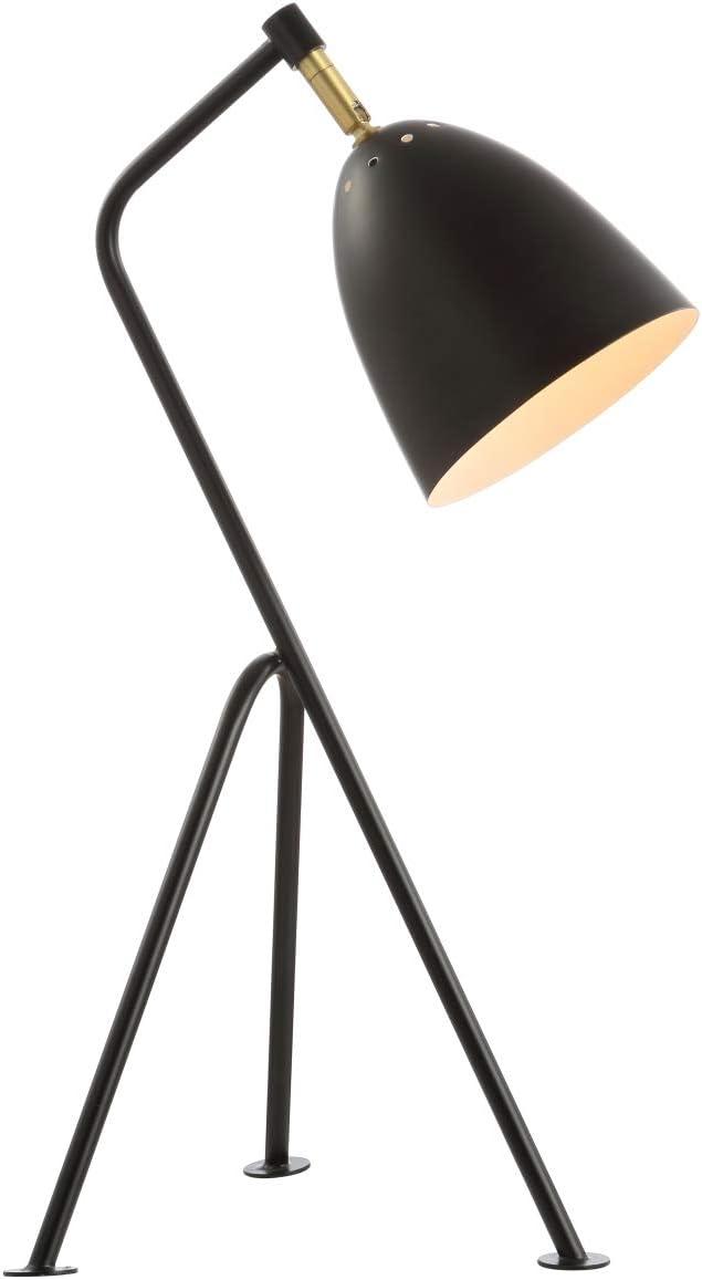 Adjustable Black and Gold Arc Task Table Lamp