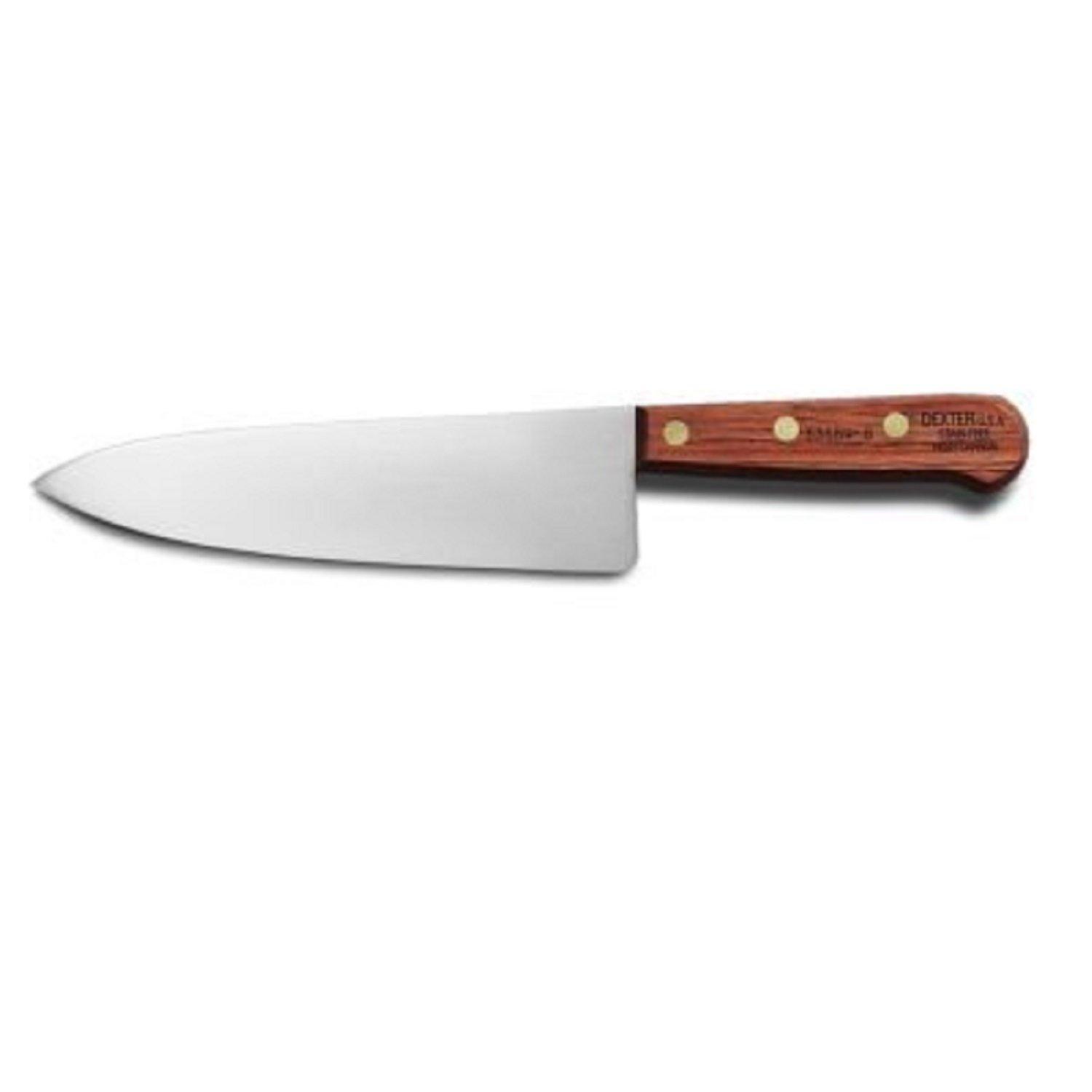 8-Inch High Carbon Steel Cook's Knife with Rosewood Handle