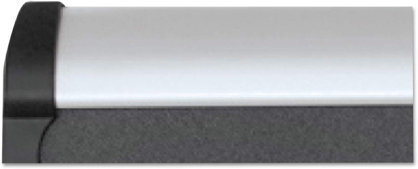 Quartet MB544A Prestige Plus 48 x 36 Magnetic Fabric Bulletin Boards - Gray Surface/Silver Aluminum Frame