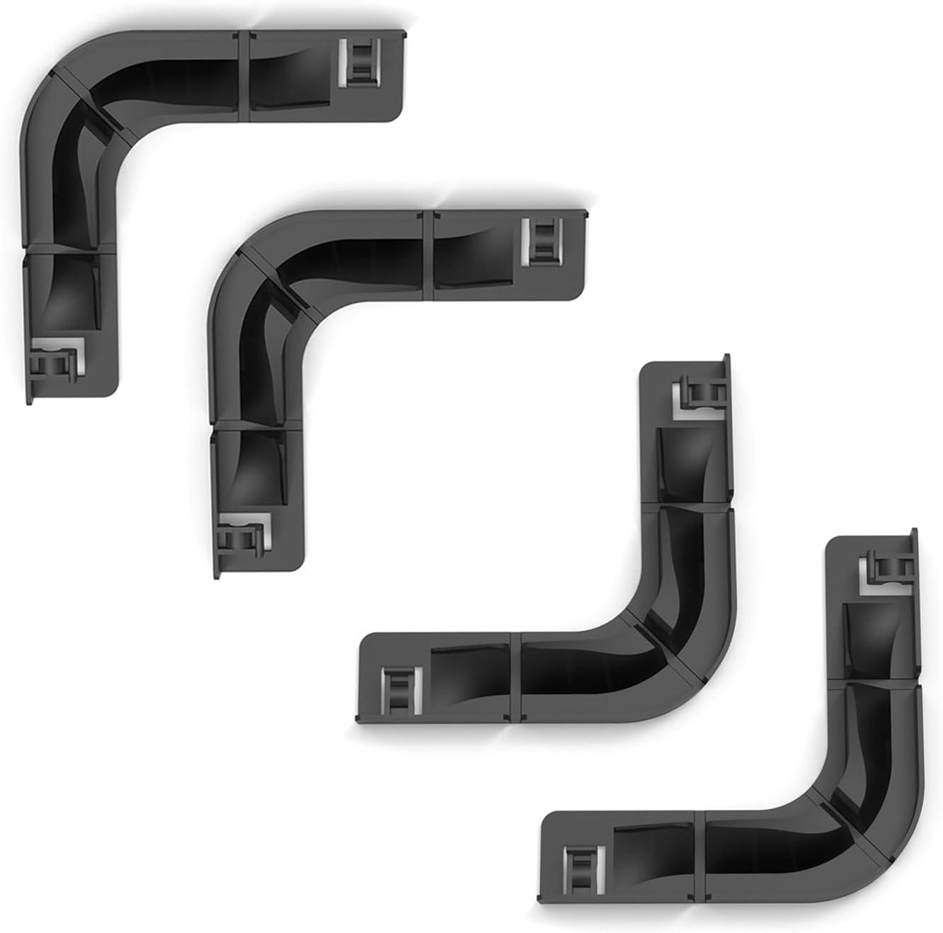 BOXPUT LED Light Strip Corner Connection Holder Replacement LED Light Strip Connectors LED Strip Mounting Clips Gapless Connectors for 8mm-12mm LED Strip Lights CH1