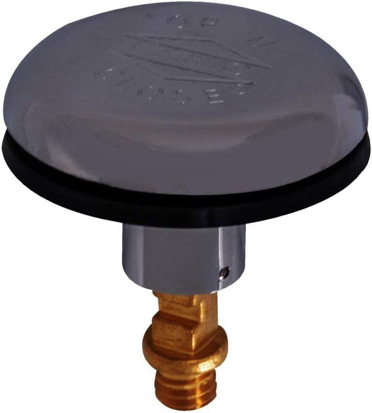 Chrome Plated ABS Tub Drain Stopper with Rubber Seal