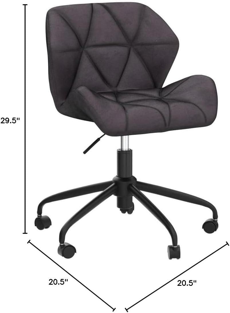 Velvet Office Chair