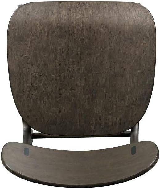 Boraam Solvang Wood Counter Height Barstool Carbonite Finish