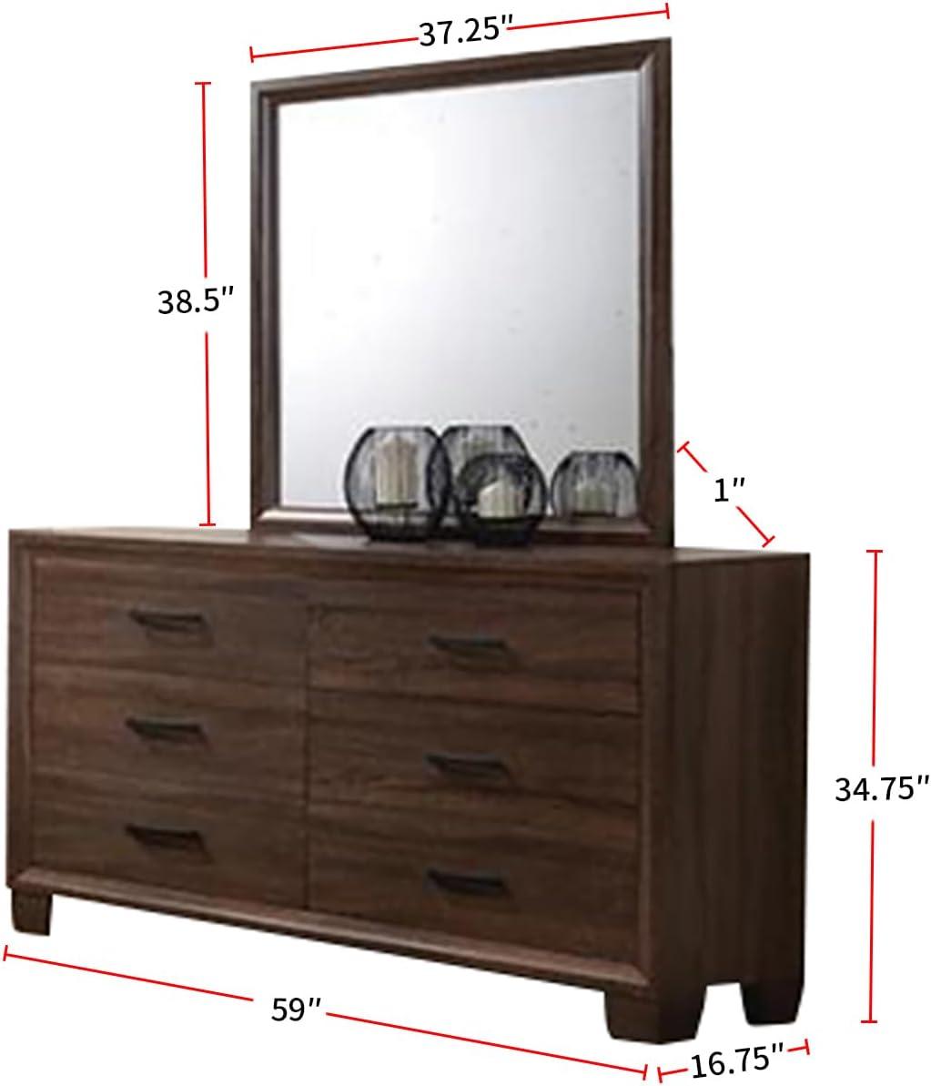 Brandon Bedroom Set Medium Warm Brown