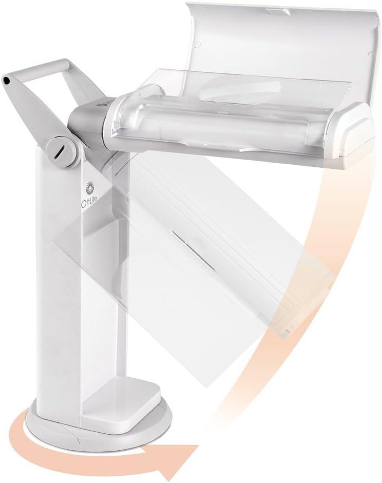 OttLite OttLite 13 Watt Magnifier Task Lamp with 2X Magnification and Swivel Base