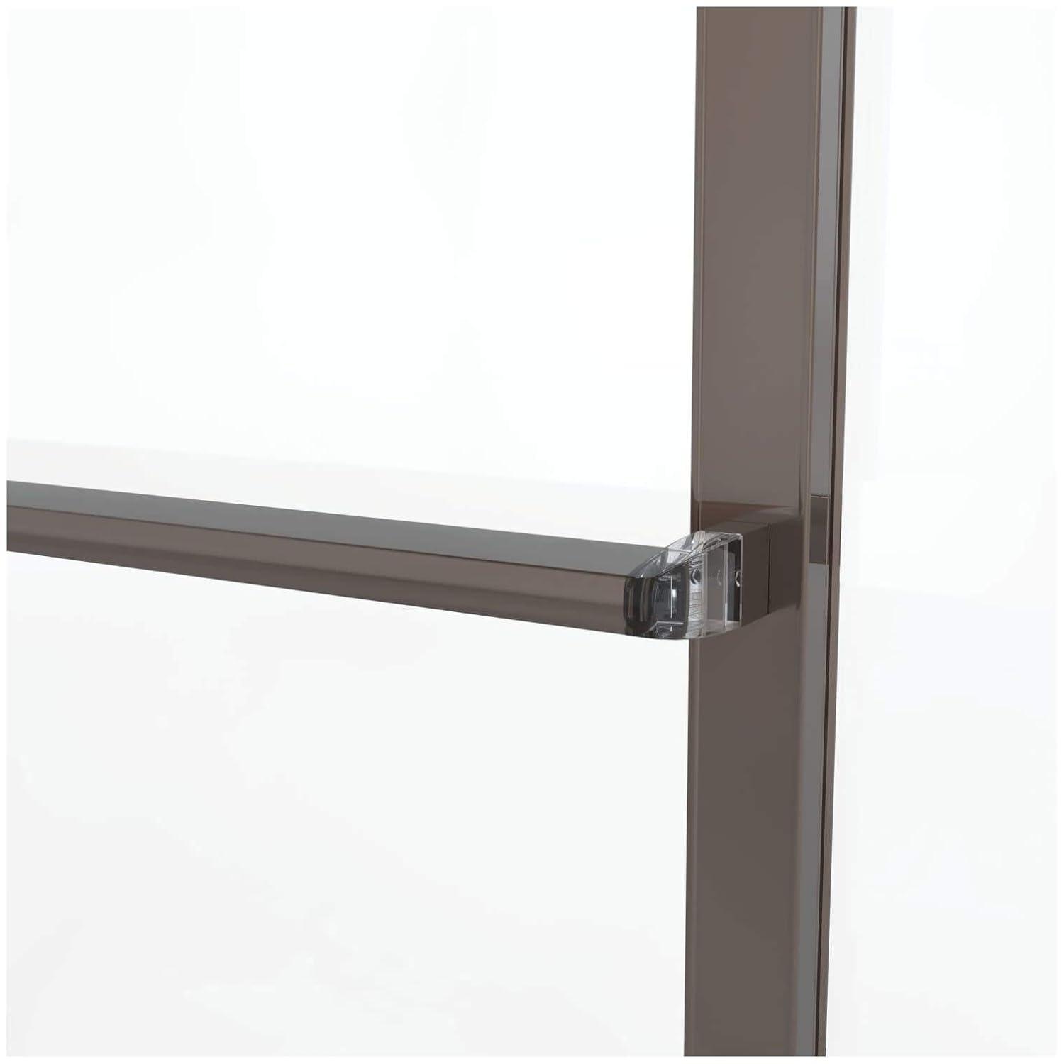 Basco Deluxe 71.5" High x 59" Wide Bypass Framed Shower Door with Clear Glass