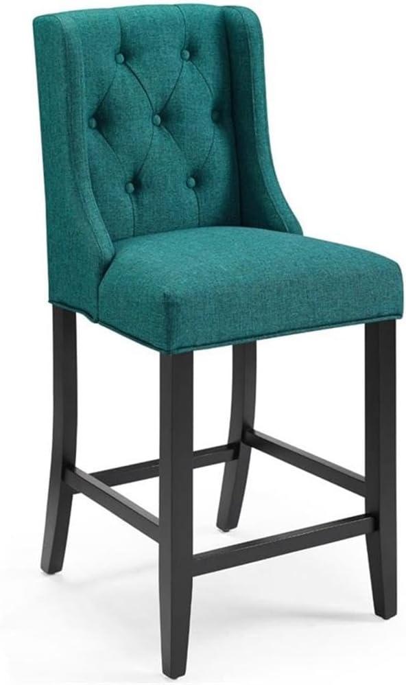 Modway Baronet Tufted Button Upholstered Fabric/Faux Leather Stool
