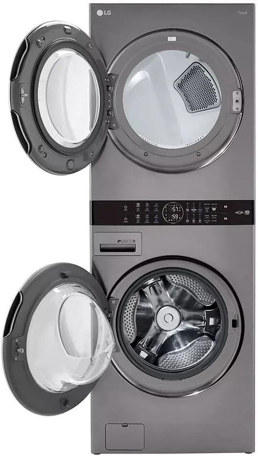 LG LG Single Unit Front Load WashTower with Center Control Washer and 7.4 cu. ft. Electric Dryer, 4.5 cu. ft. WKE100HVA