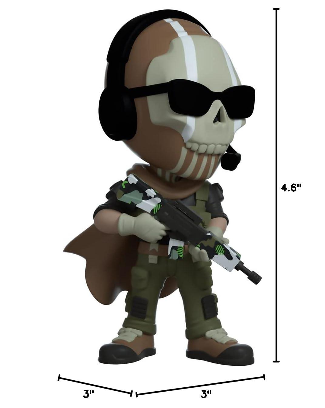 Youtooz Ghost 4.6" Vinyl Figure, Official Licensed Collectible Ghost from Call of Duty: Modern Warfare 2, Video Game Figure by Youtooz Modern Warfare 2 Collection