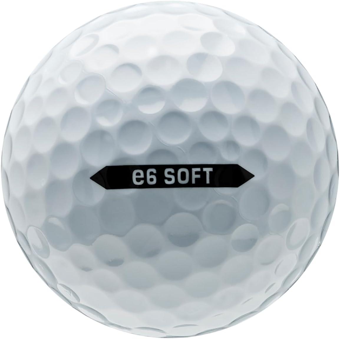 Bridgestone Golf E6 Soft Golf Balls - 12pk: 1.68 Diameter Polybutadiene Ionomer
