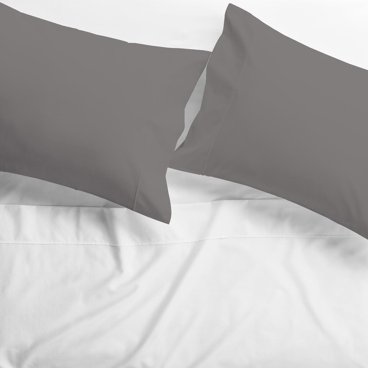 Purity Home Sustainable Organic 100% Cotton Breathable & Lightweight Deep Pocket Pillowcases