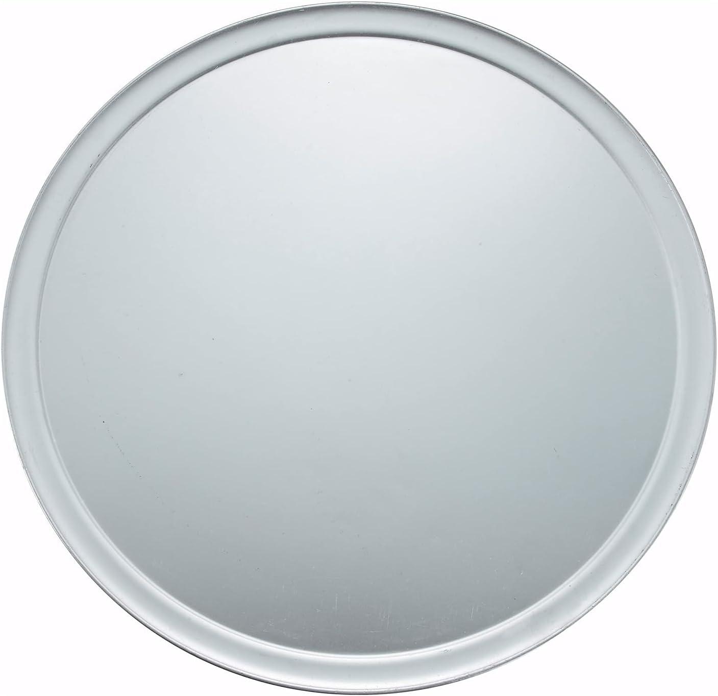 Winco 20-Inch Round Aluminum Pizza Pan with Wide Rim