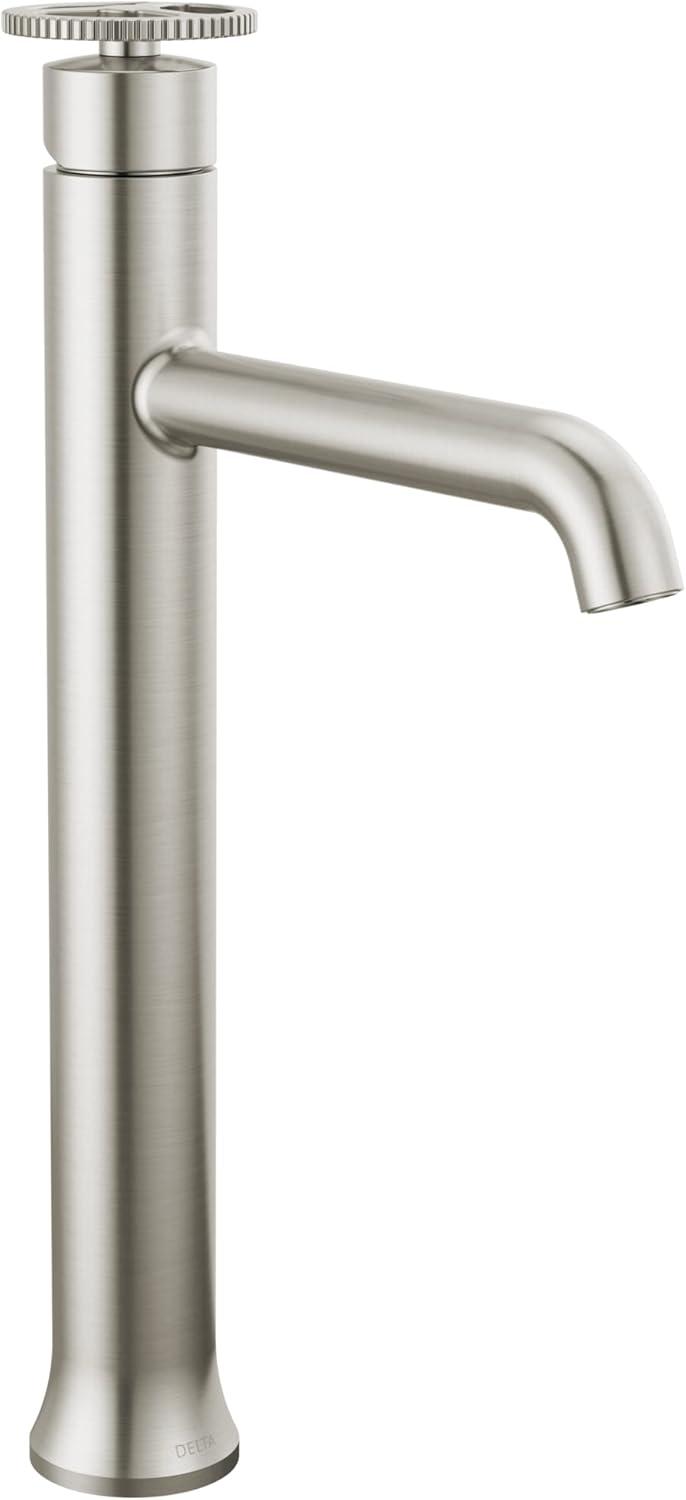 Sleek Stainless Steel Modern Vessel Bathroom Faucet