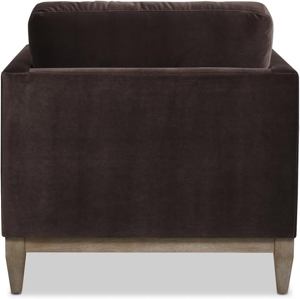 Jennifer Taylor Home Knox 36" Modern Farmhouse Arm Chair Deep Brown