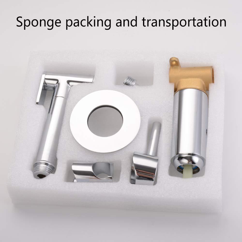 Handheld Bidet Sprayer for Toilet, Hot and Cold Bidet Sprayer,Portable Bidet for Toilet,Toilet Sprayer with Mixer