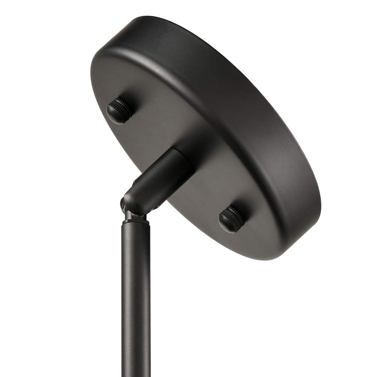 Dazhuan Vintage Frosted Glass Shade Pendant 3-Lights Chandelier Hanging Ceiling Lighting Fixtures