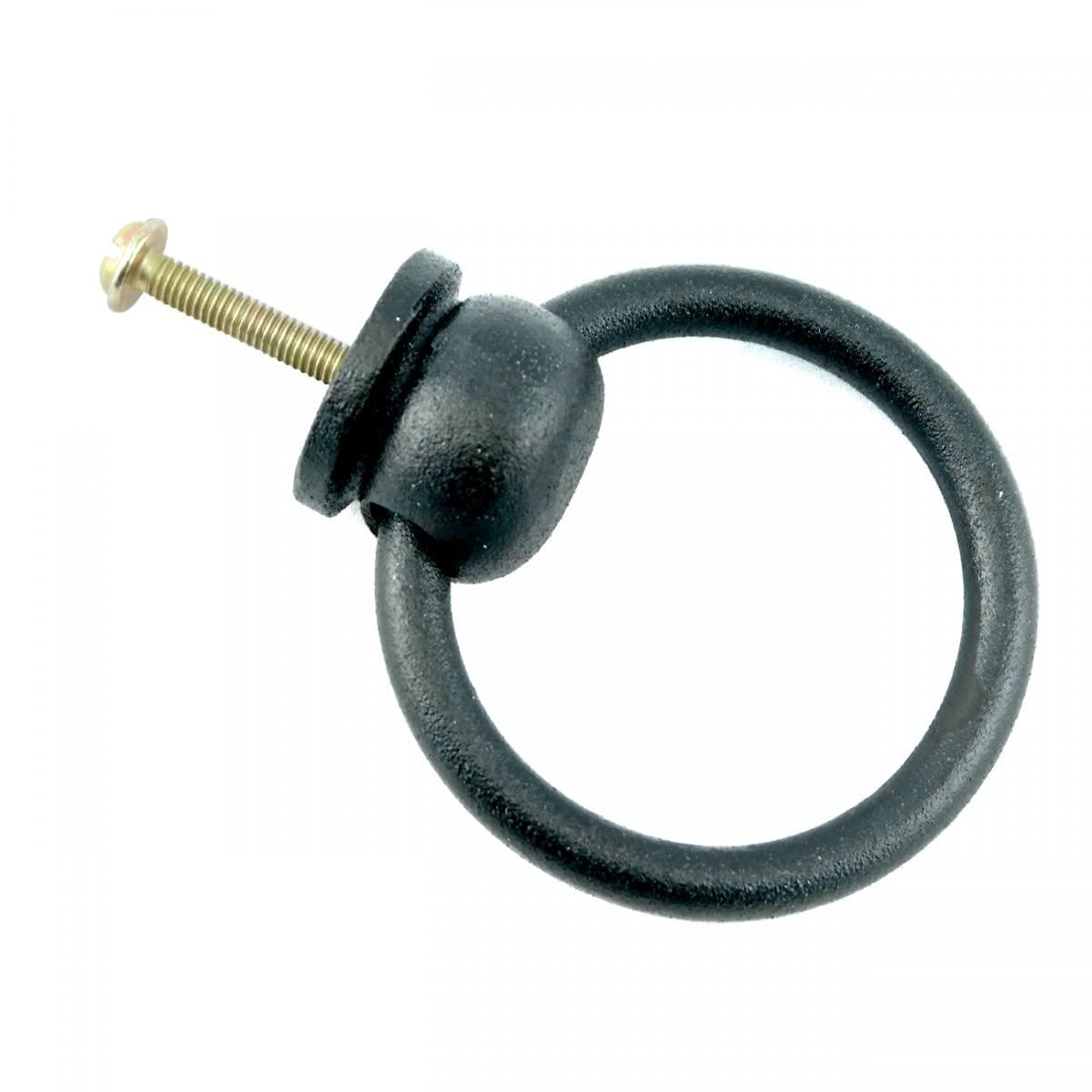 The Renovators Supply Inc. Wrought Iron Ring Pull Multipack (Set of 4)