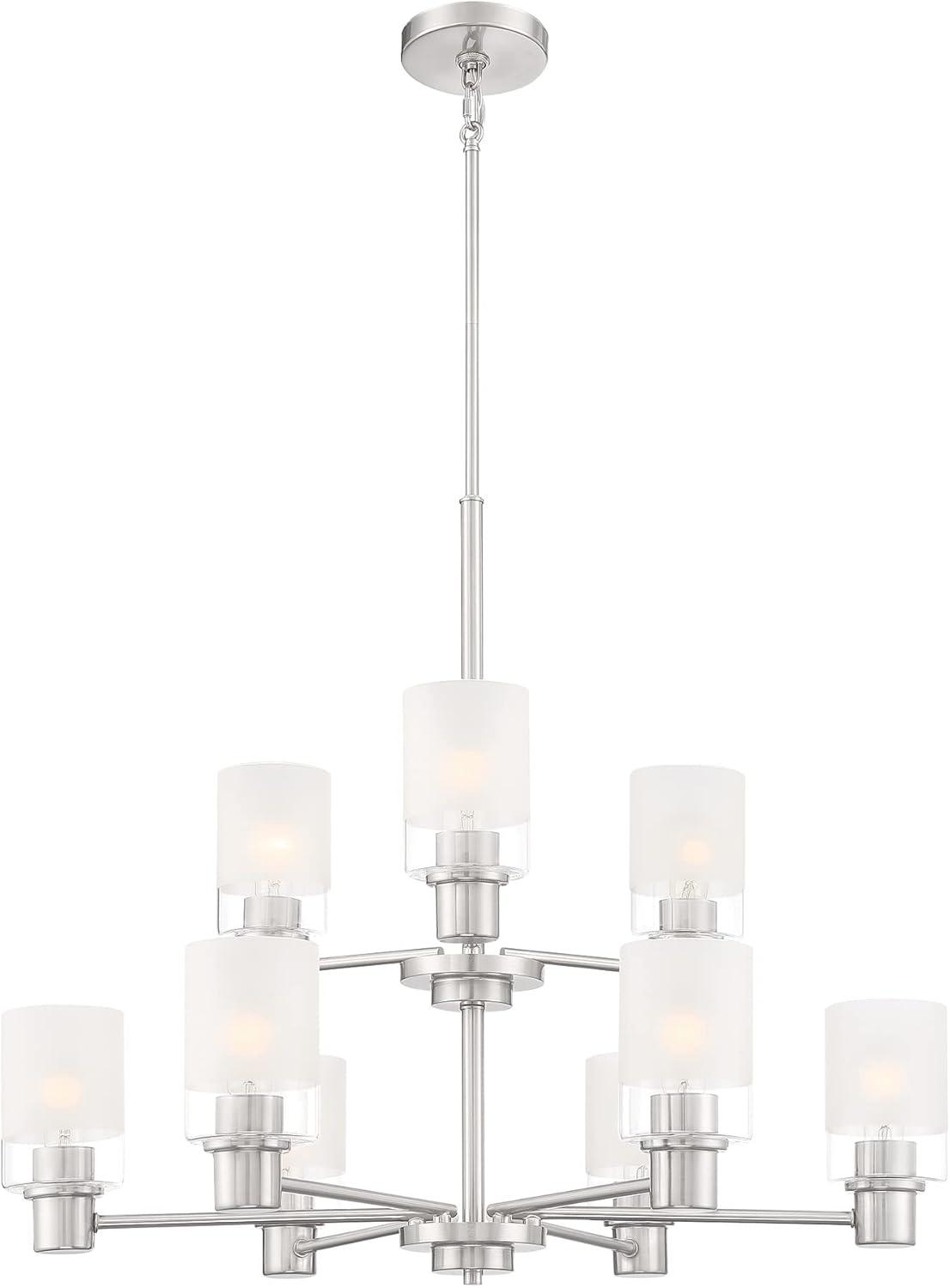 Designers Fountain - Cedar Lane - 9 Light Chandelier-26.25 Inches Tall and 30