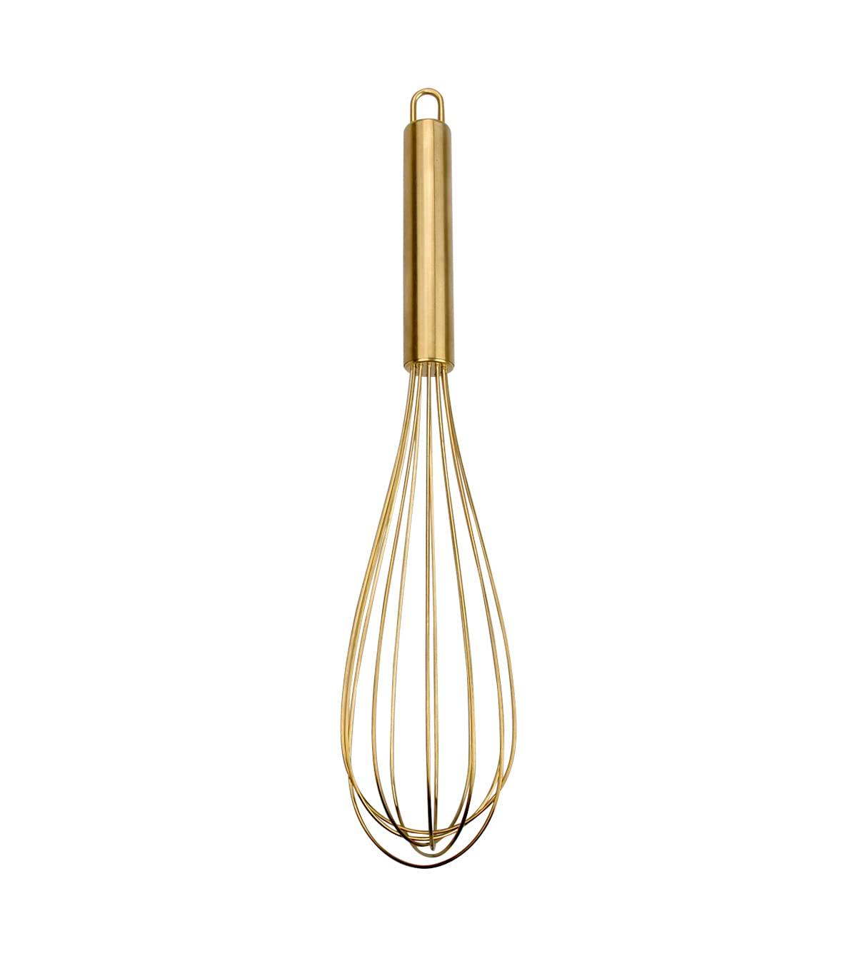 SEXAGESIMO Stainless Steel Hand Whisk for Mixing, Beating, and Stirring