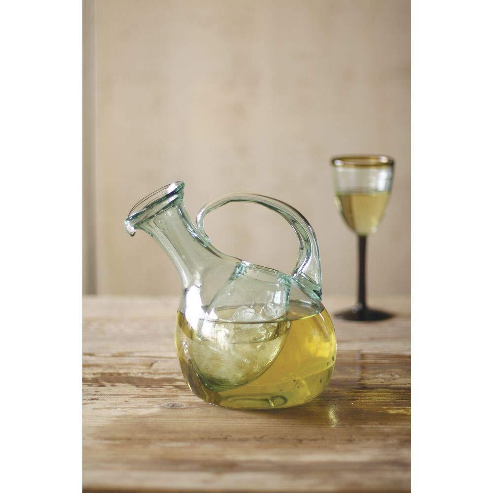 Kalalou Tilted Wine Decanter with Ice Pocket