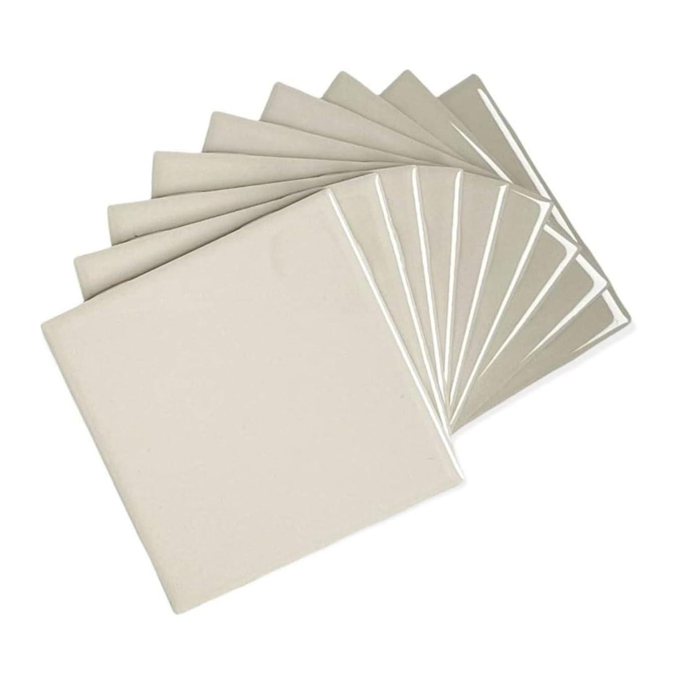 Almond Glossy Ceramic 6x6 Wall Tiles for Bathroom and Kitchen