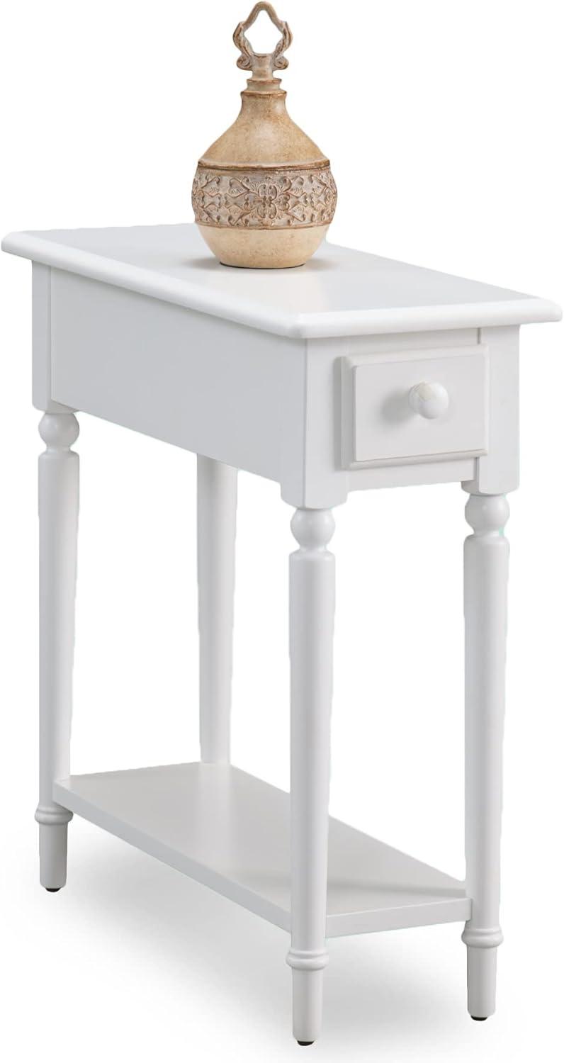 Coastal Narrow Side Table in Orchid White