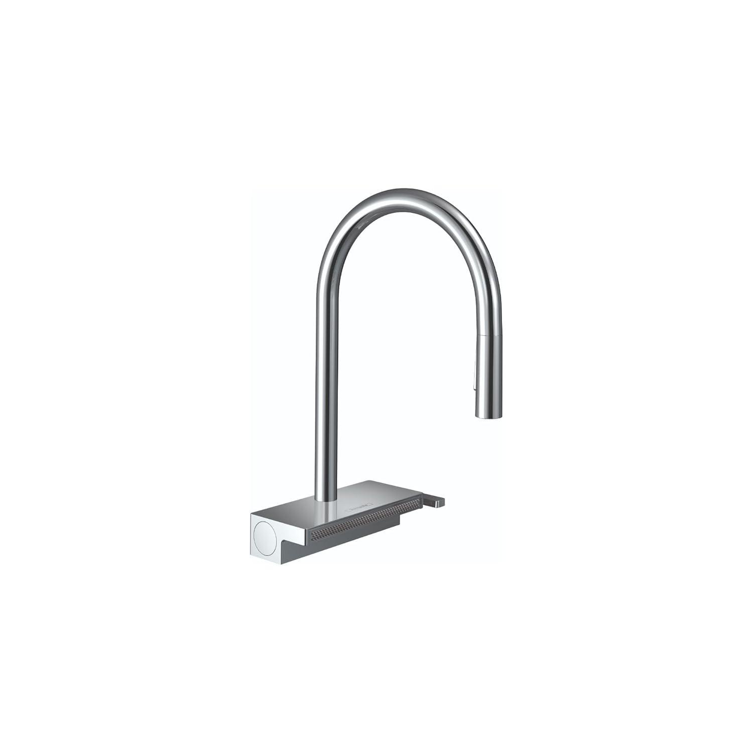 Aquno Select 3-Spray Kitchen Faucet with Pull-Down Spout, 1.75