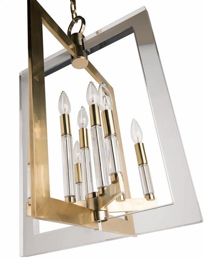Hudson Valley Lighting Wellington 8 - Light Dimmable Geometric Chandelier
