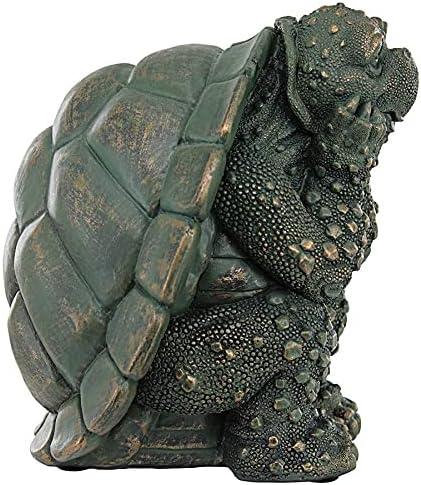 Design Toscano The Thinker Turtle Garden Statue