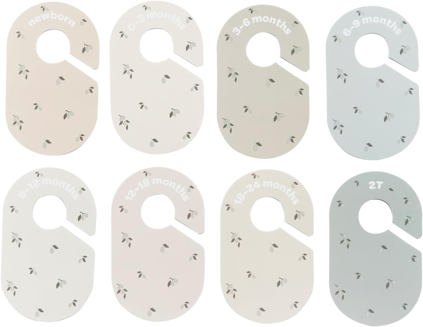 Olive Baby Clothes Organizer Closet Dividers Set of 8