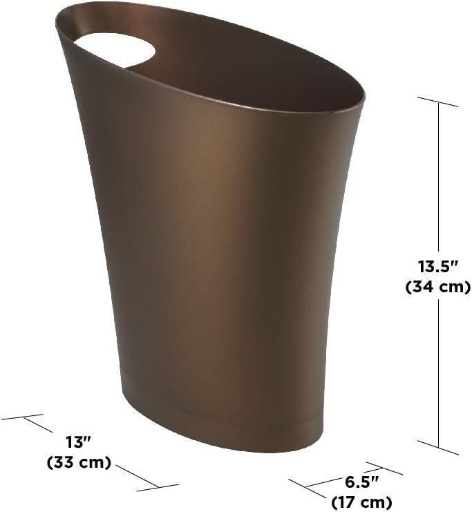 Umbra Skinny Plastic Open Waste Basket - 2 Gallons