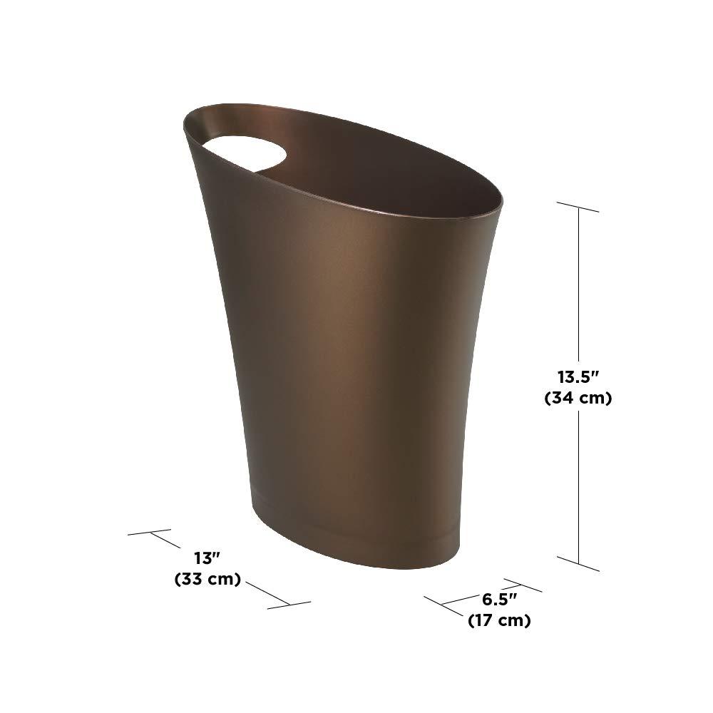 Umbra Skinny Plastic Open Waste Basket - 2 Gallons