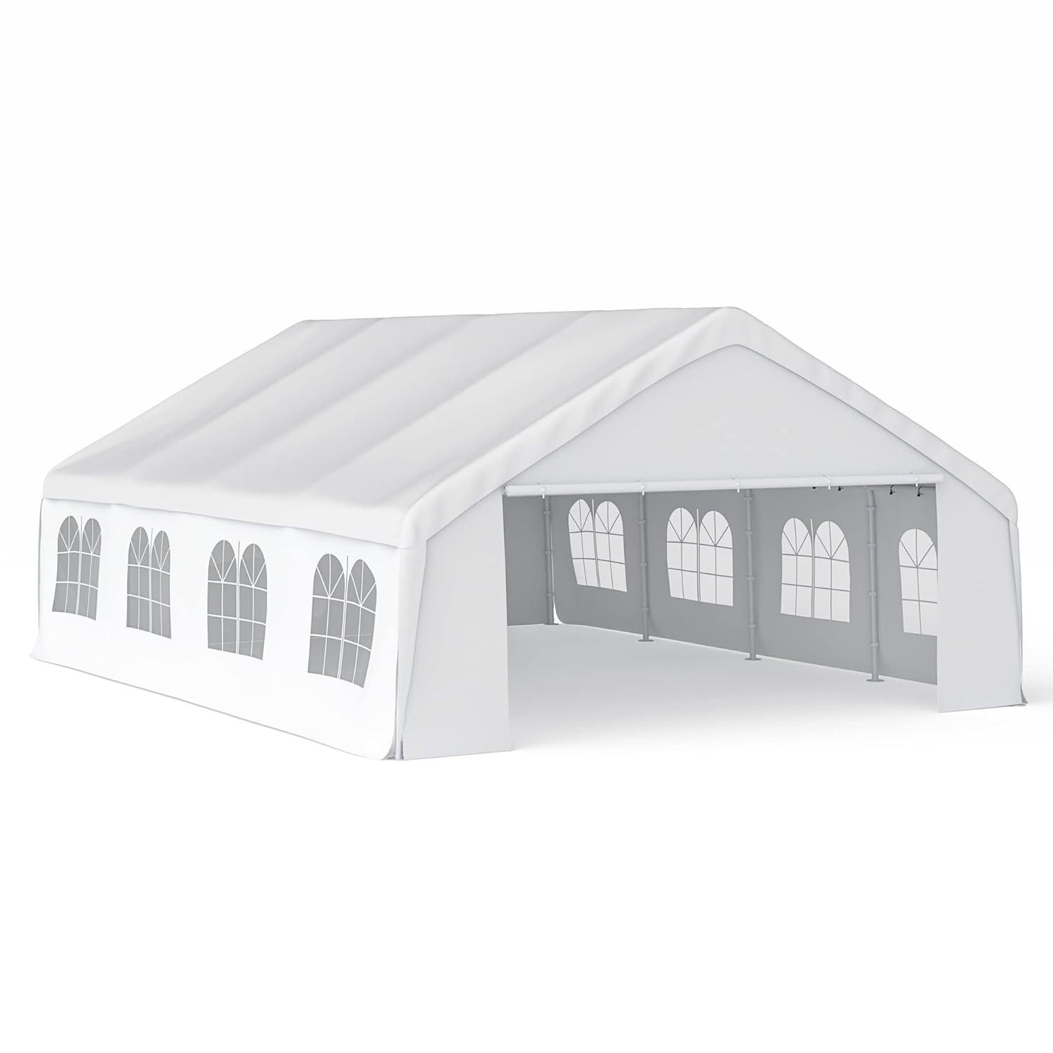 Ideamage 20 Ft. W x 26 Ft. D Metal Party Tent