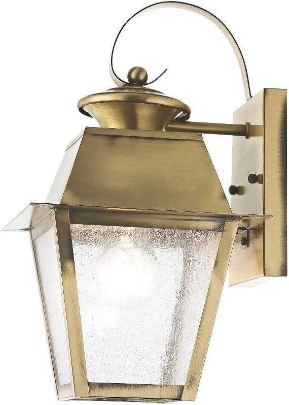 Livex Lighting Mansfield 1 - Light Wall Light in  Vintage Pewter