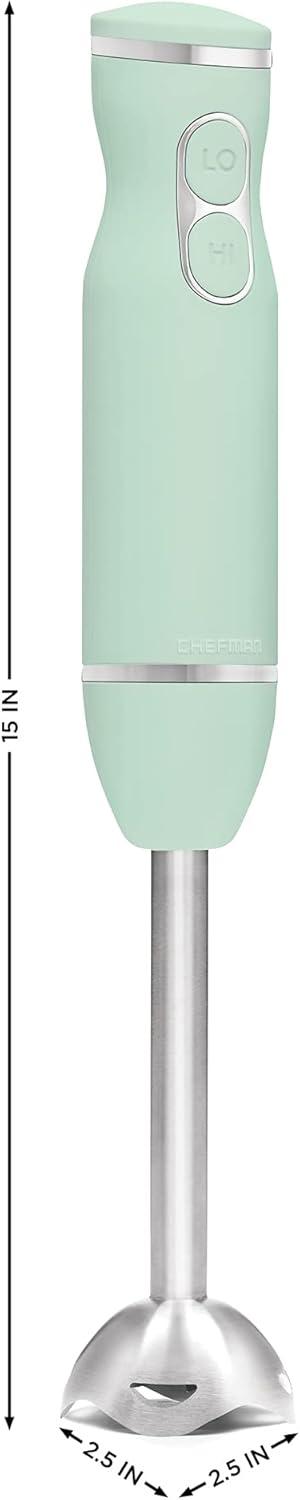 Chefman Chefman Immersion Stick Hand Blender with Stainless Steel Blades