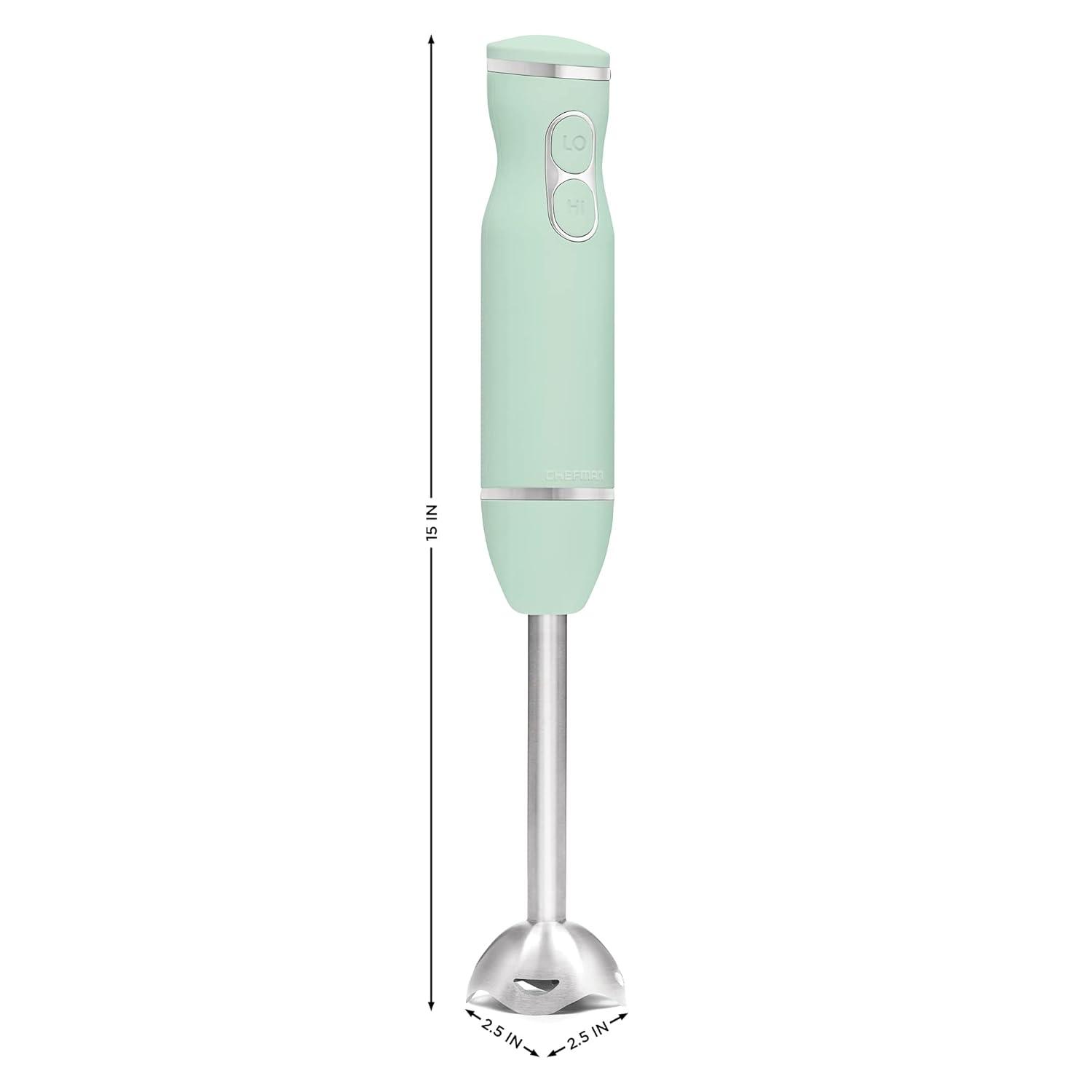 Chefman Chefman Immersion Stick Hand Blender with Stainless Steel Blades