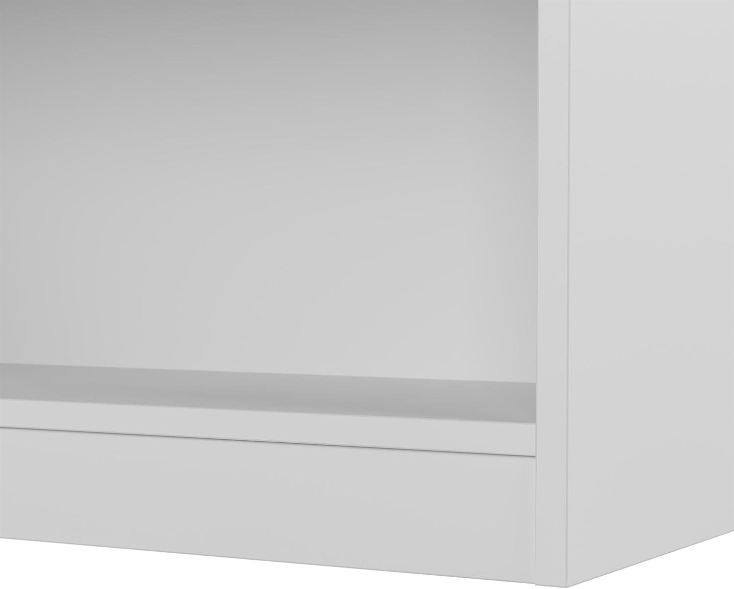 Universal 6 Cube Organizer Storage Shelf in White - Engineered Wood