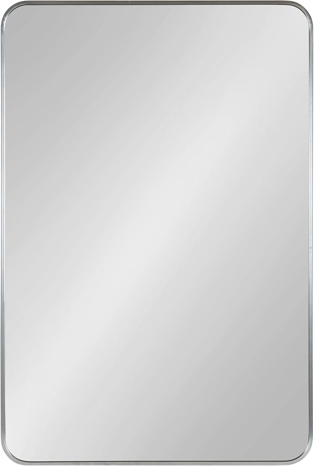 Kate and Laurel Zayda Radius Rectangle Framed Wall Mirror