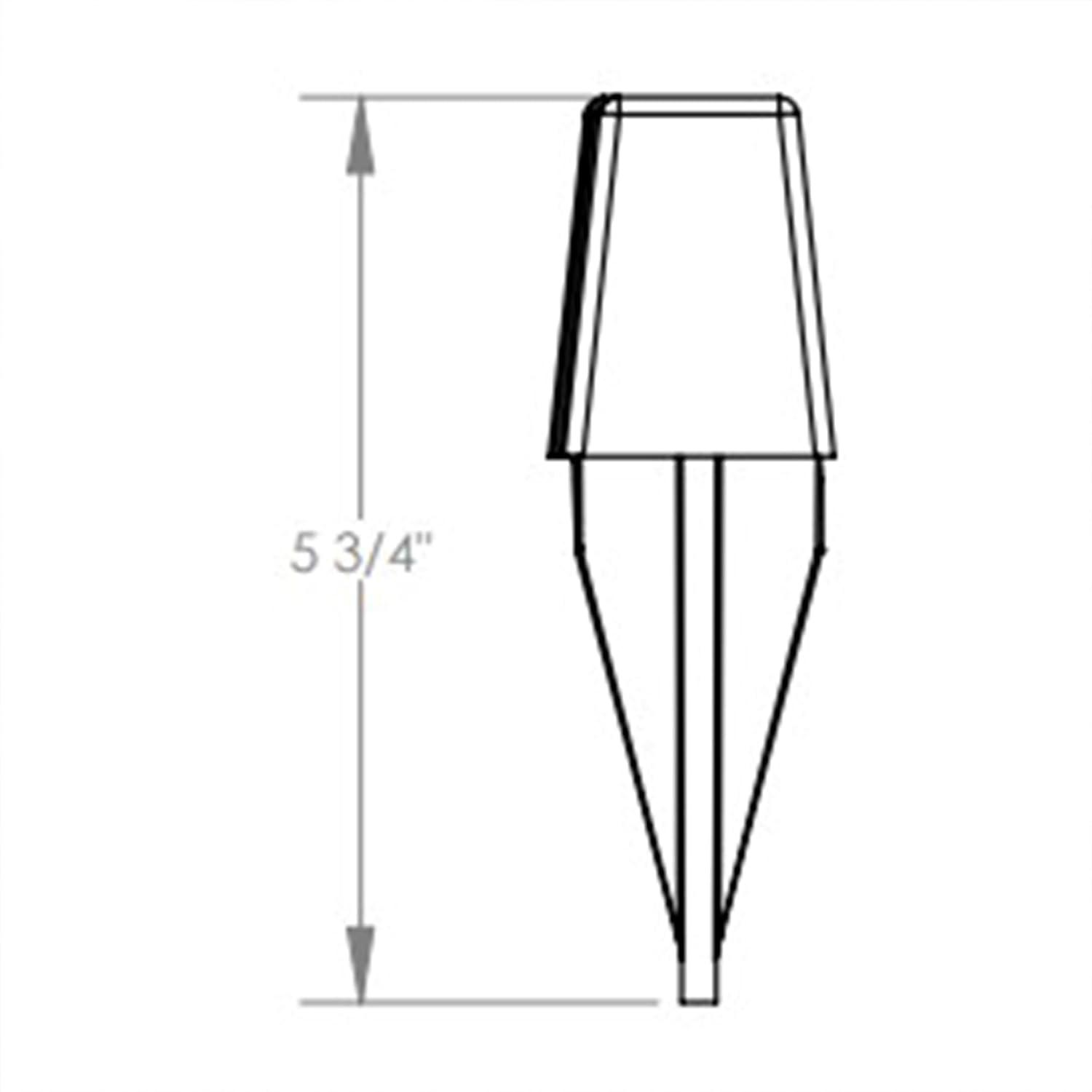 1.75'' H x 5.75'' W Gray Resin Lawn Edging (Set of 40)