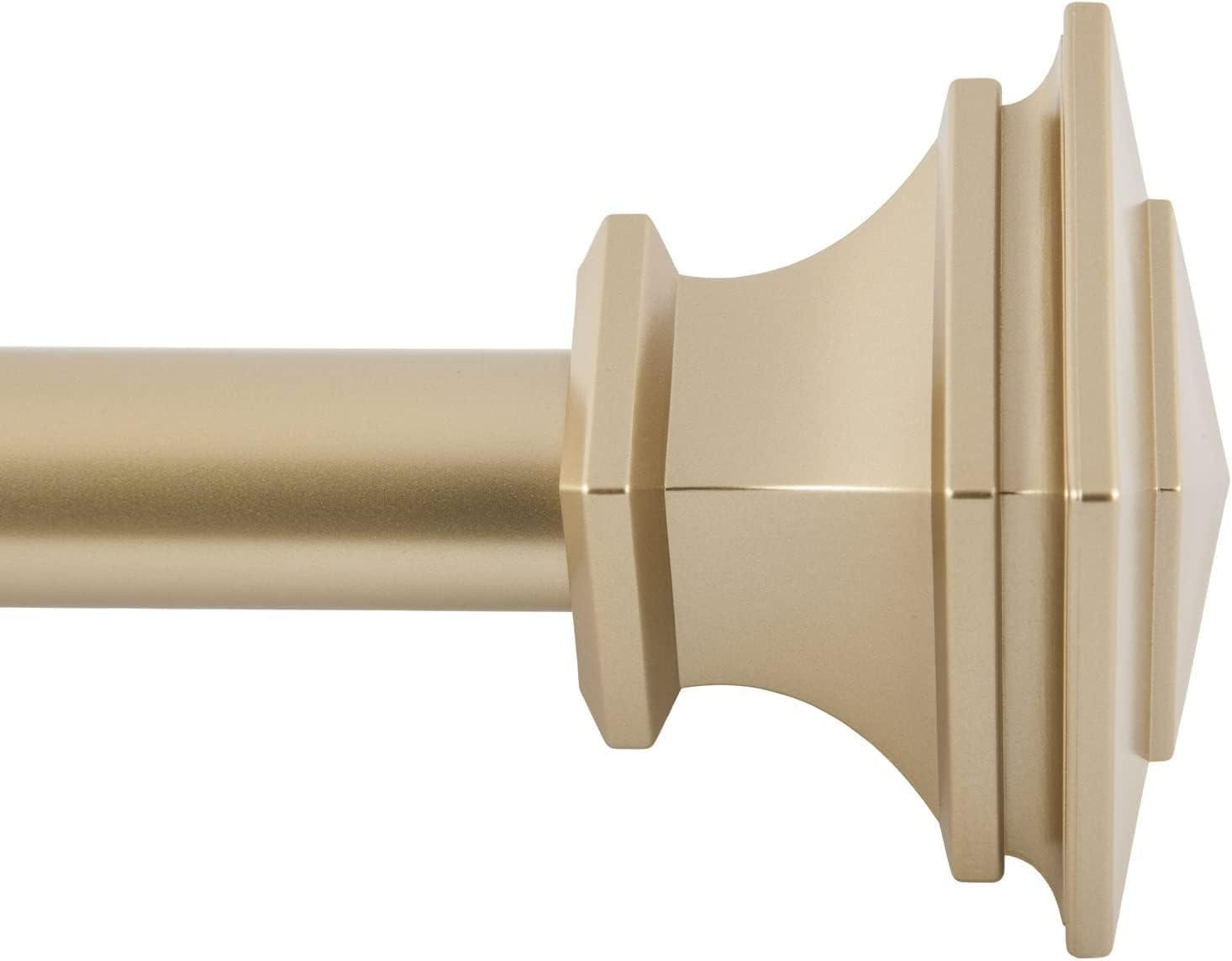 SnugSet Andrew Steel Adjustable Single Curtain Rod