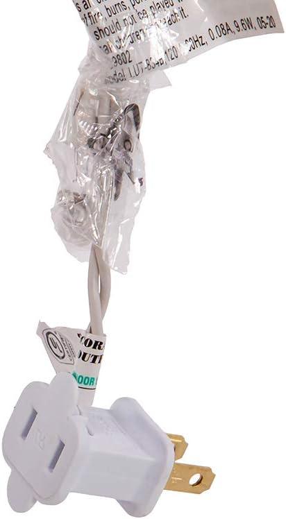 UL 10-Light Black Angel Tree Topper