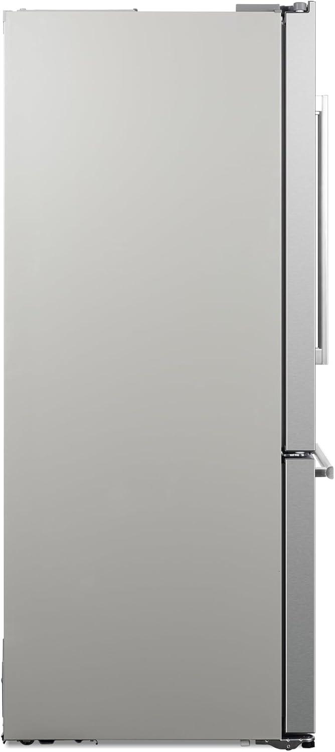 30 in. 17.5 cu. ft. Counter Depth 3-Door French Door Refrigerator with Freezer Drawer in Fingerprint Resistant Stainless Steel