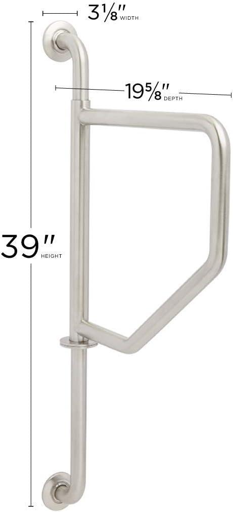 Seachrome GW-4236-Q Lifestyle & Wellness 16" Wall To Wall Swing Away Bar