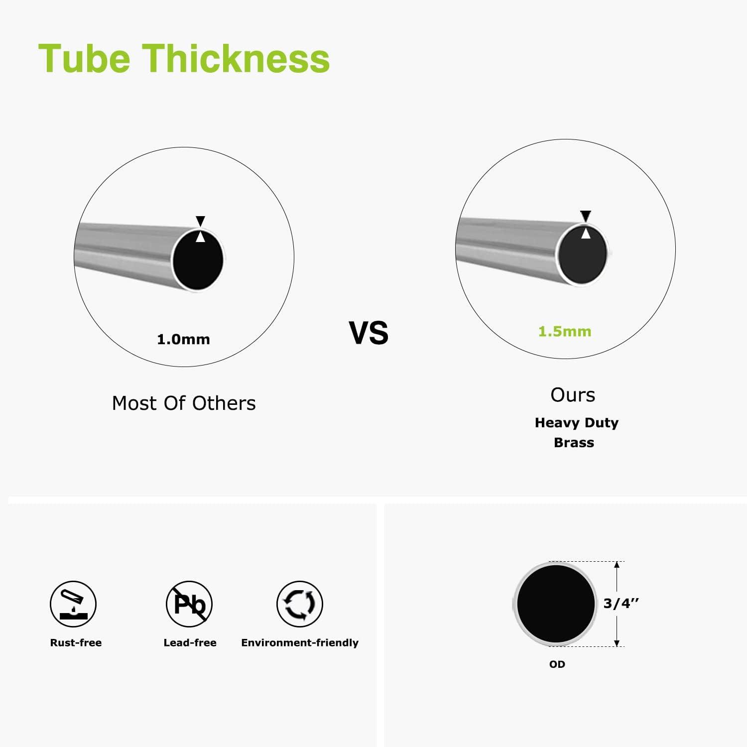 Naiture L Shaped, Corner Shower Head Extension Arm with Flange, 20 inch Length, Straight Lower Rain Fall Shower Head, Long Extender Pipe, Brass, Oil Rubbed Bronze Finish