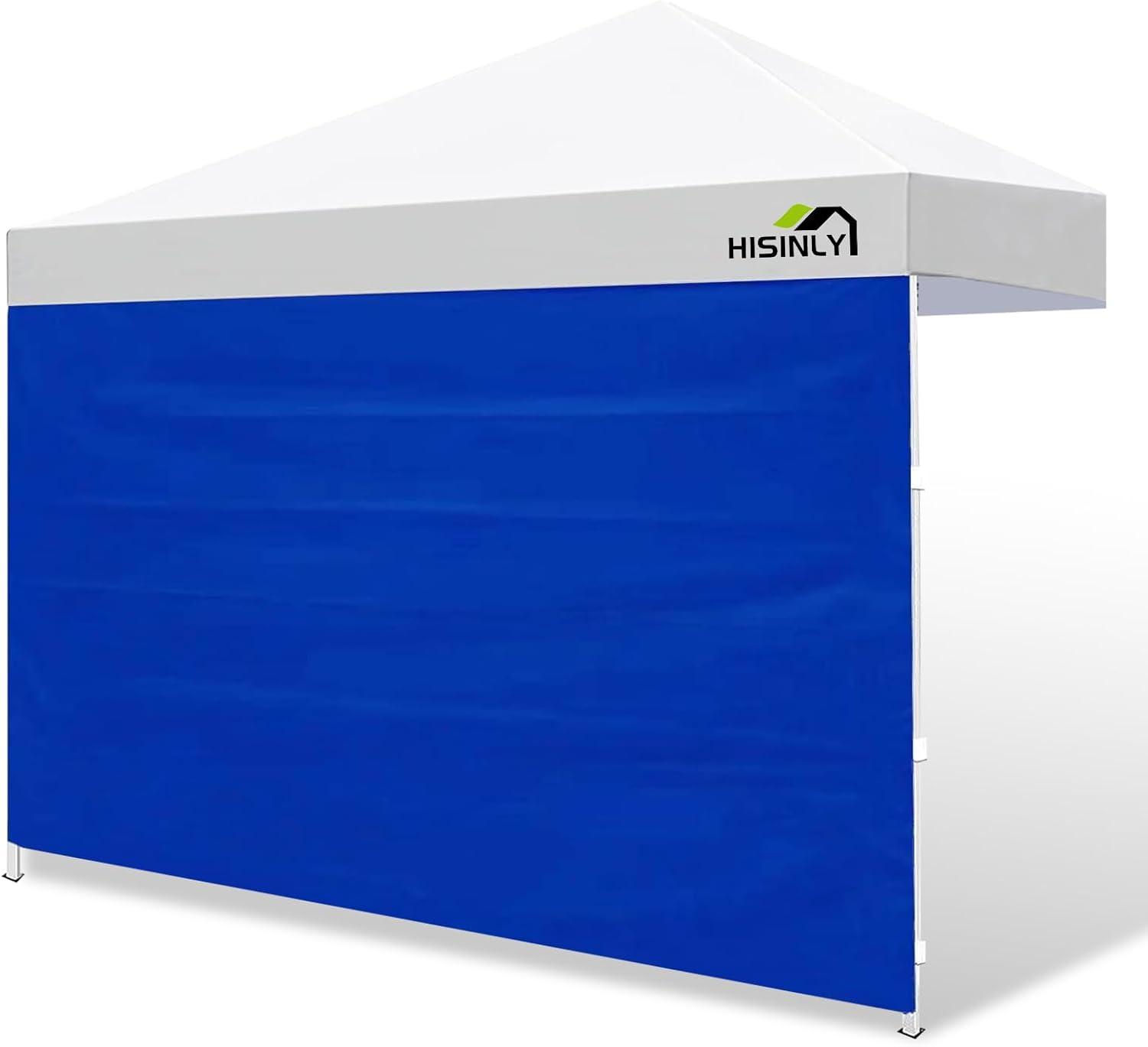 HLong Canopy Tent Sidewall for 10x10 Pop Up Canopy, 1 Piece, Black