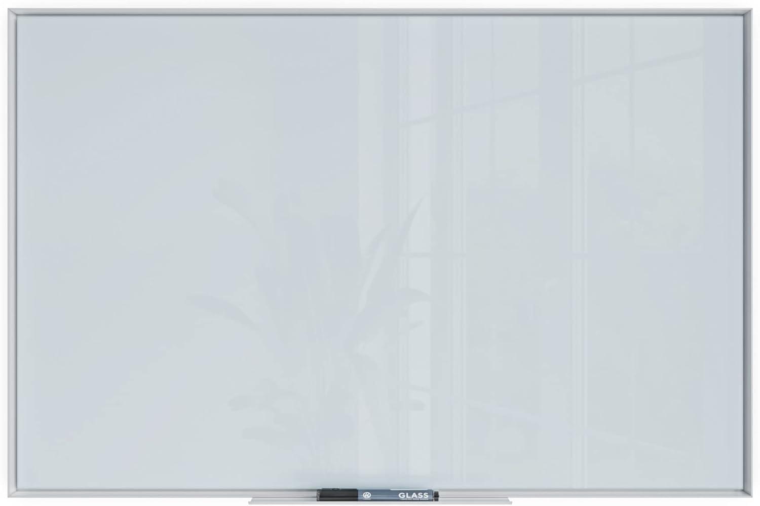 U Brands Wall Glass Medium - 4' - 6' Glass Board