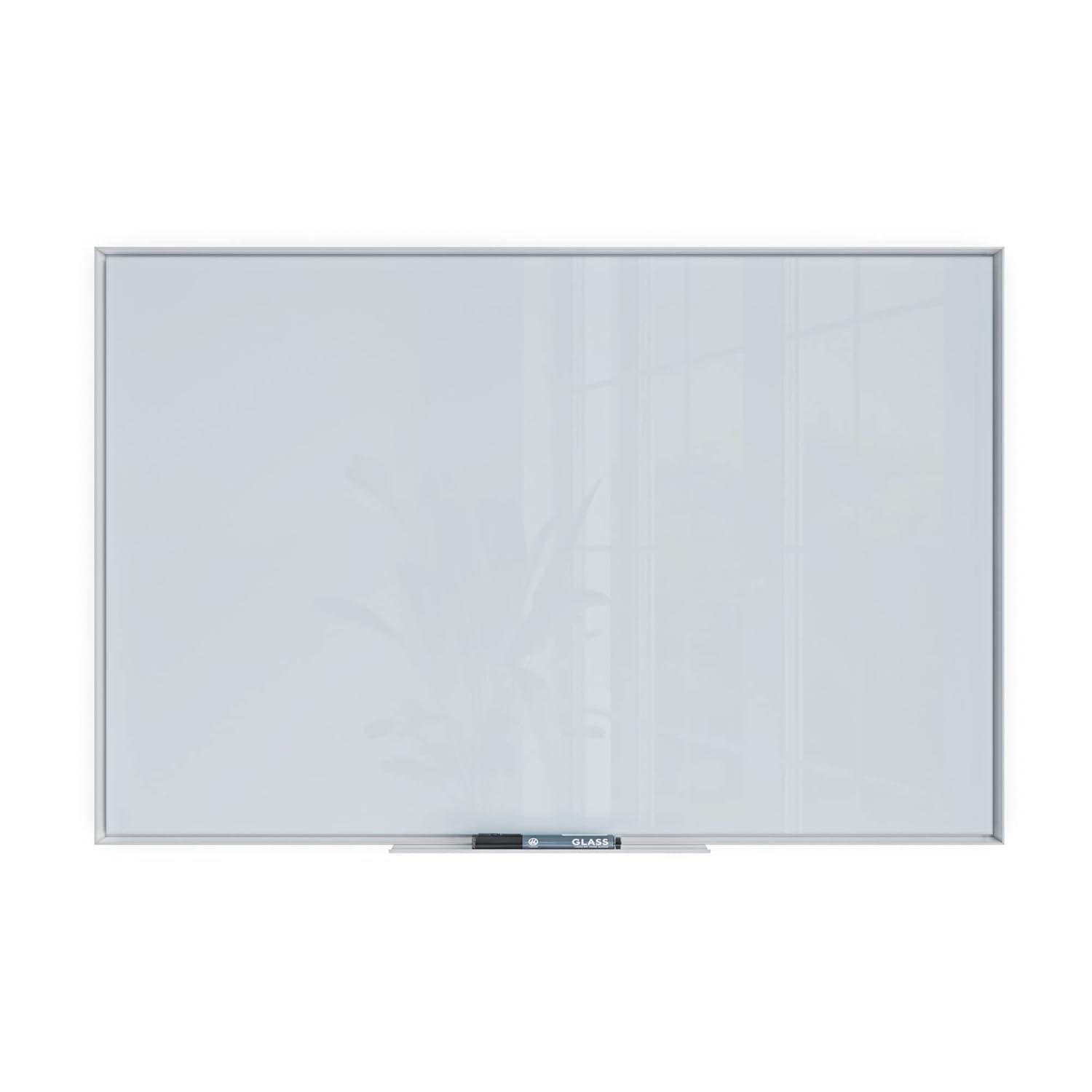 U Brands Wall Glass Medium - 4' - 6' Glass Board