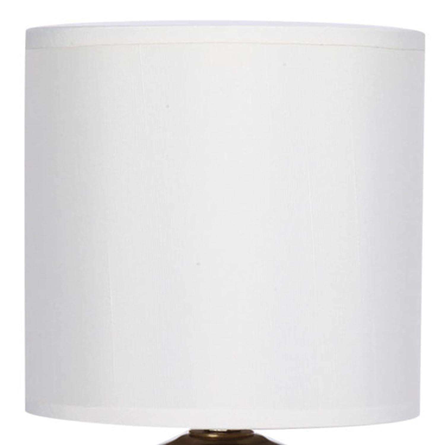 Cresswell Lighting 9.5" Transitional Brass 2 Pack Matching Small Touch Table Lamp Set